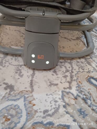 Электронный детский шезлонг-качалка 2-в-1 - Функция автоматического