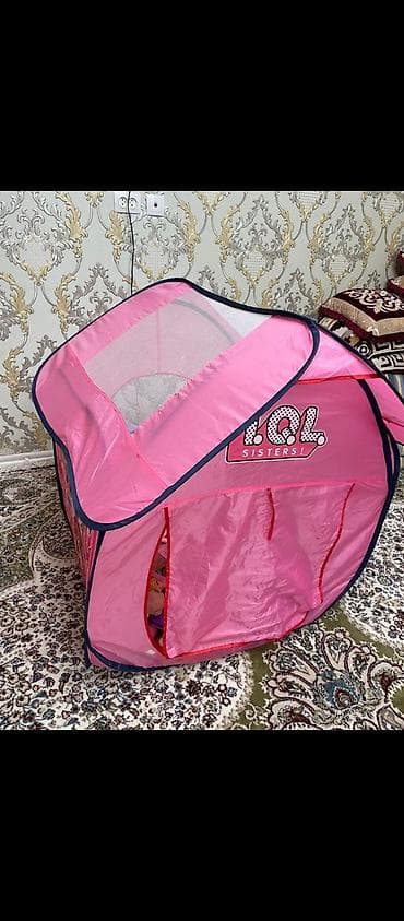 Детская игровая палатка с изображением кукол LOL Surprise. Имеет at lalafo.kg Детская игровая палатка с изображением кукол LOL Surprise. Имеет