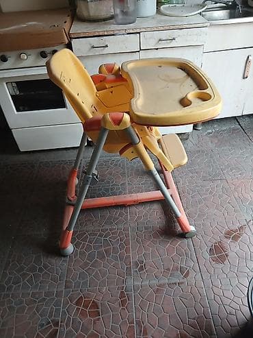 Автокресла: Детский стул, Б/у, Пластик, цвет - Желтый, Самовывоз — 1