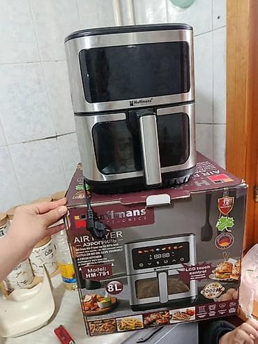 Техника для кухни: Аэрогриль Hoffmans Electronics HM-791 - Объем: 8 л - Мощность: 2000 — 2