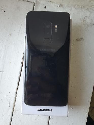 Samsung Galaxy S9 Plus, Б/у, 64 ГБ, цвет - Черный, 2 SIM