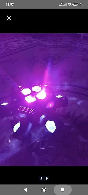 Световой прибор DMX 512 для дискотеки/сцены, многофункциональный