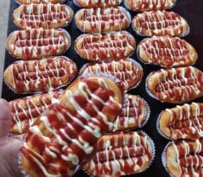 поп корн: Домашняя выпечка на заказ - Мини‑рогалики на дрожжевом тесте: мягкие — 8