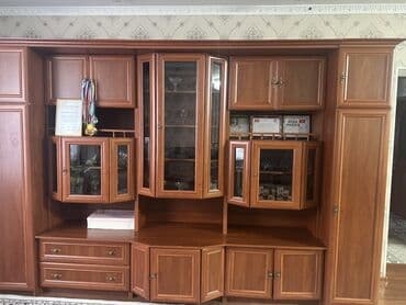 маматов мебель бишкек: Зал үчүн гарнитур, Колдонулган, Жыгач, Өзү алып кетүү, түсү - Күрөң — 3