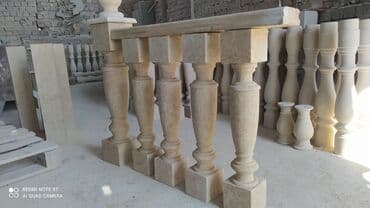 тушки кролика: Балясины,перилы,тумбы из Сары таш — 4