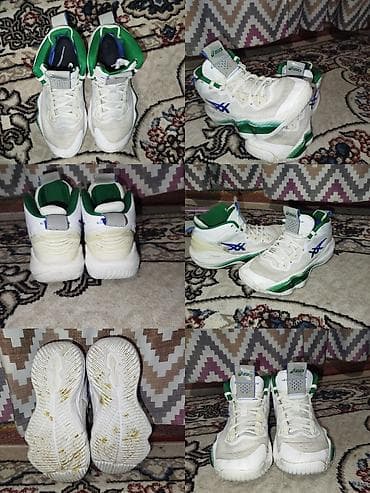 кросовки волейбол: Мужские кроссовки, 40, Asics, Б/у, цвет - Белый, Самовывоз — 1