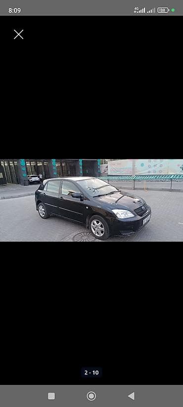 багажник на крышу автомобиля: Toyota Corolla: 2003 г., 1.6 л, Автомат, Бензин, Хэтчбэк — 1