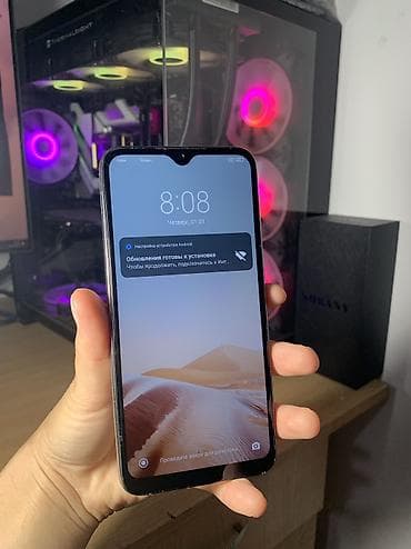 raspberry pi 4: Redmi, Redmi Note 8, Б/у, 4 ГБ, цвет - Голубой, 2 SIM — 2