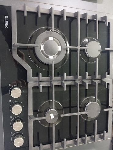 сенсор плитка: Газовая варочная панель BLESK, 4 конфорки - Материал поверхности — 1