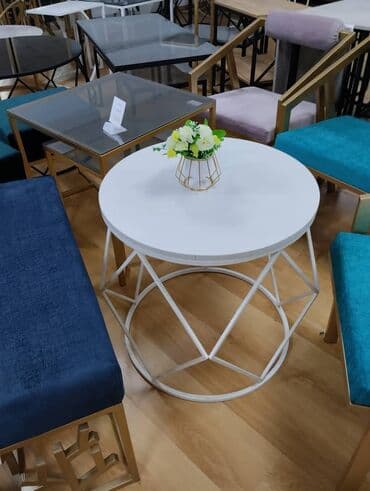 напольный стол: Современные круглые журнальные и обеденные столы — готовые и под заказ — 7