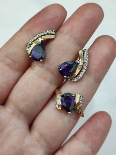 свадебные наборы ручной: Серебро напыление золото 925 пробы Размеры имеются Для заказа — 1