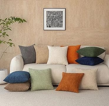 Диванные подушки 🛋️ Наши любимые объёмные подушки в размере 40х40 см