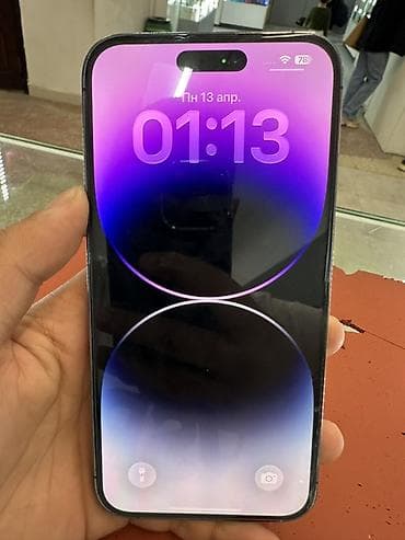 note 4: IPhone 14 Pro Max, Deep Purple, 77 % — 2