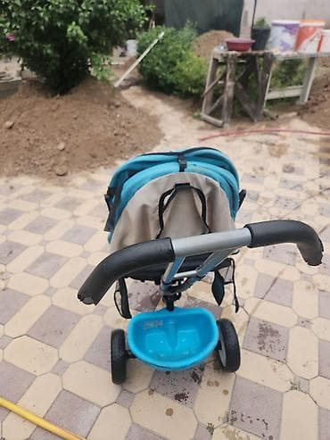 Спорт и хобби: Детский трехколесный велосипед с родительской ручкой состоянии буу — 4