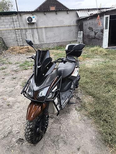 sk8 скутер: Скутер/мопед с внедорожным обвесом - Тип: бензиновый скутер, вариатор — 1