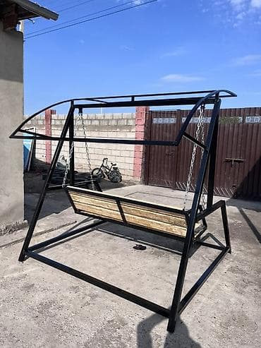 ремонт детской электрокачели: Садовые качели Металл, Со спинкой, Без крыши — 3