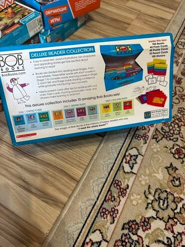 шайлушай из бумаги: Bob books deluxe reader collection. Книжки для освоения навыка чтения — 2