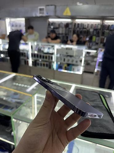 iphone 14 pri: IPhone 14 Pro Max, Б/у, 256 ГБ, Deep Purple, Чехол, Зарядное устройство, Защитное стекло — 3