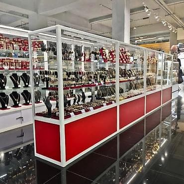 Соода жабдуулары: Прилавок витрина из профиля и стекла, торговые витрины для магазина — 7