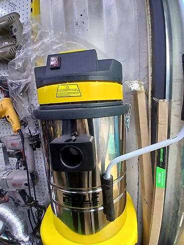 Үй жана бакча: Промышленный пылесос ROLF (желто‑черный, нержавеющая сталь) - Тип — 1