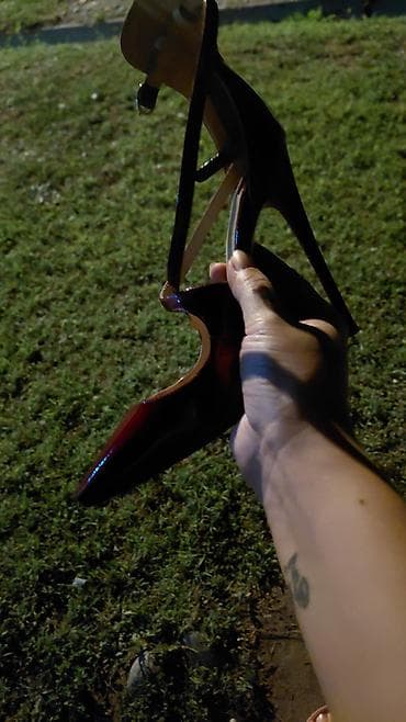 Туфли: Туфли, 36, Christian Louboutin, Б/у, цвет - Красный, Самовывоз — 4