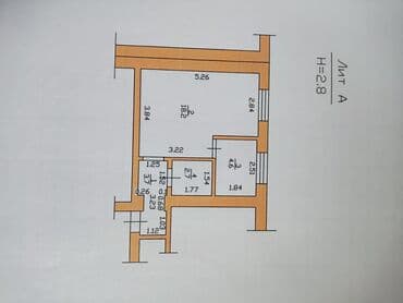 продажа квартиру ош: 1 комната, 29 м², Хрущевка, 4 этаж, Старый ремонт — 6