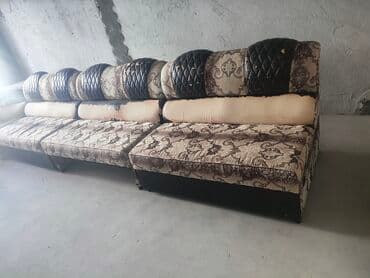 Угловой диван, Складной, Трехместный