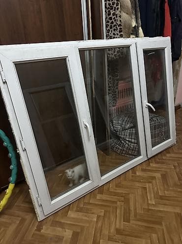 third edition solutions: Готовое пластиковое окно, Тип окна: Стандартные, Б/у, Без установки, Без рассрочки — 6