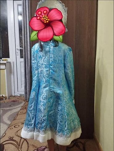 костюм деда мороза: Привлекательное детское платье "Снегурочка" – идеальный выбор для — 4