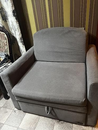 metta samurai: Кресло-кровать, Односпальный, цвет - Серый — 1