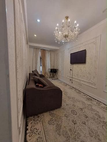 германская: 2 комнаты, 62 м², Асанбай мкр Элитка, 3 этаж, Евроремонт — 4