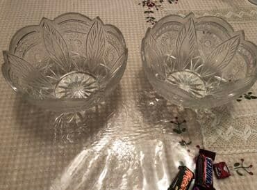 Вазы: Хрусталь фруктовница 2шт. Большие 27% (1шт. Стоит 1600с) — 6
