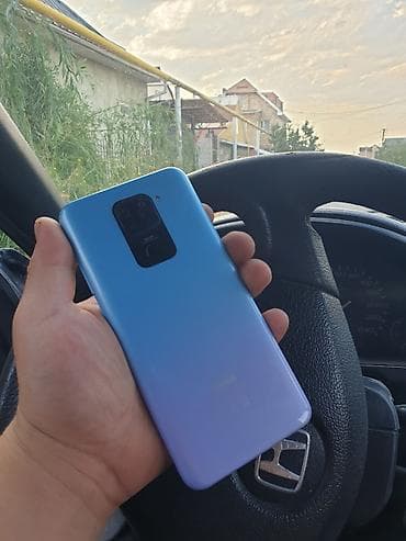 телефон 4000: Redmi, Redmi Note 9, Б/у, цвет - Голубой — 2