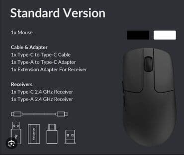 акустические системы logitech со светомузыкой: Игровая мышь Keychron M2 и M2 Mini (Black), Беспроводная, Оптическая — 6