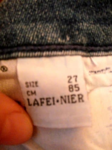 джинсы костюм: Джинсы, Прямые, Средняя талия, Со стразами, M — 6