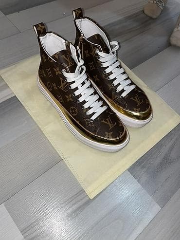 lui vitton: Мужские кроссовки, 41, Louis Vuitton, Новый, цвет - Коричневый, Платная доставка, Самовывоз — 3