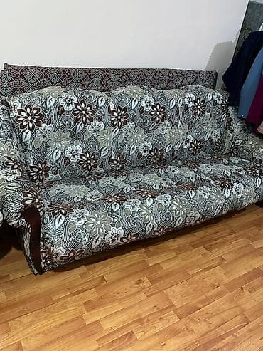 Комплект мягкой мебели, цвет - Коричневый