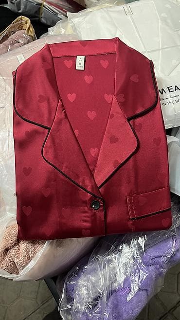 пижама шелковая: Шелковая пижама - Модель: классический комплект из атласного шелка с — 10