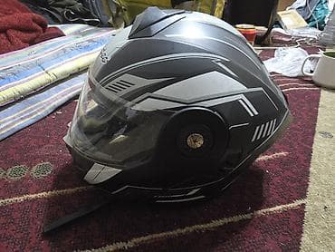 Спорт жана эс алуу: Мотошлем ANDES Helmet, серия Mecha с комплектом Bluetooth - Тип — 5