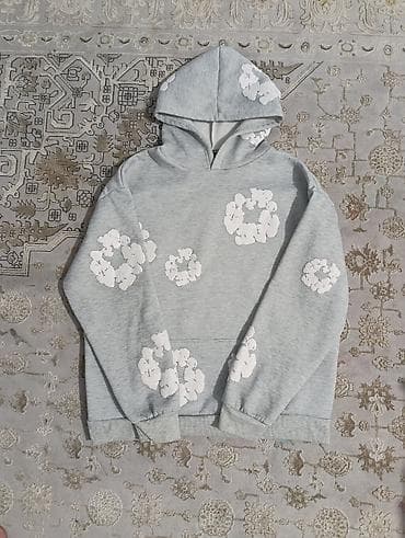 Худи Denim Tears African Diaspora Goods - Цвет: светло‑серый меланж - — 1