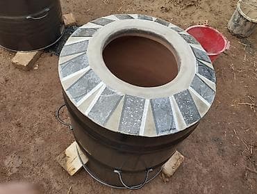 Тандыр в металлическом кожухе - Тип: переносной тандыр (вертикальная — 8