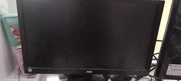 Монитор, AOC, Б/у, LCD, 19" - 20" at lalafo.kg Монитор, AOC, Б/у, LCD, 19" - 20"