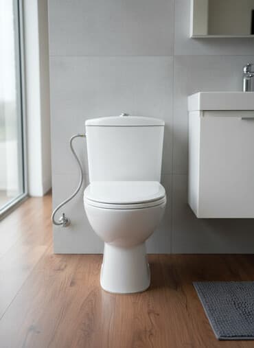 уличный туалет: Унитаз Напольный, Материал: Фарфор — 1