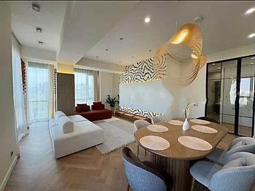 3 бөлмө, 97 м², Элитка, 8 кабат, Дизайнердик ремонт