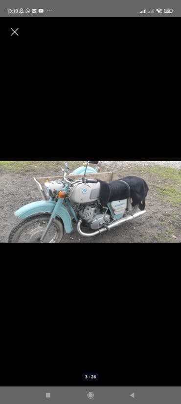 Классический мотоцикл Иж, 350 куб. см, Бензин, Взрослый