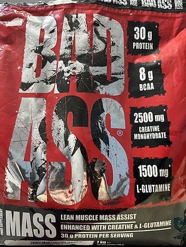 Электр транспорту: BAD ASS MASS — углеводно-белковый гейнер для набора сухой мышечной — 1