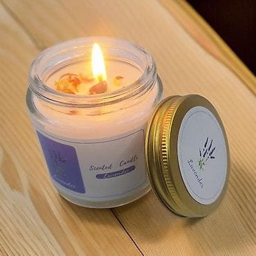 продаю свечи: Ароматические свечи в стеклянных банках с металлической крышкой - — 5