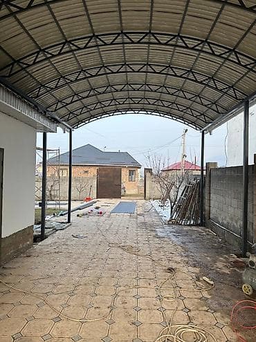 Садовая мебель: Навес, Арочный, Металл, Профнастил, Новый, Установка — 3