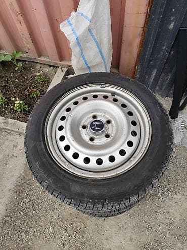 Шиналар жана дисктер: Дөңгөлөктөр монтажда 205 / 55 / R 16, Жай, Колдонулган, Комплект, Жеңил унаалар, Темир, тешиктери - 5 — 3