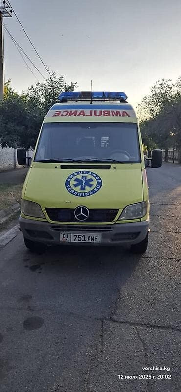 медицинское судно: Mercedes-Benz Спринтер: 2002 г., 2.2 л, Механика, Дизель, Фургон — 1